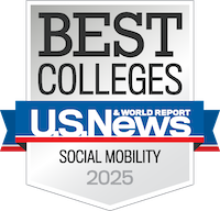 US News and World Report Social Mobility badge 2025